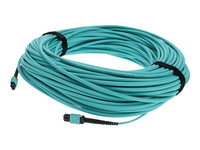 AddOn 30m MPO OM3 Aqua Patch Cable