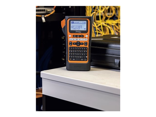 Brother P-Touch PT-E310BTVP - nástroj pro tvorbu vlastních obalů na disky - Č/B - převod tepla – foto 15