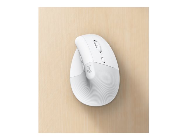 Logitech Lift for Business - vertikální myš - Bluetooth, 2.4 GHz - bělavá – foto 18
