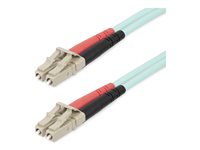 StarTech.com 25m (82ft) LC/UPC to LC/UPC OM4 Multimode Fiber Optic Cable, 50/125µm LOMMF/VCSEL Zipcord Fiber, 100G Networks, 