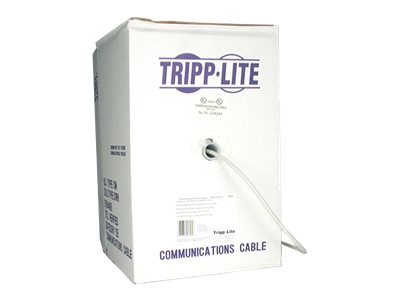 Tripp Lite 1000ft Cat5 / Cat5e 350MHz Bulk Stranded-Core PVC Cable Gray 1000'
