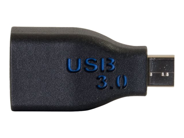 C2G USB C to USB A Adapter - USB C to USB Adapter - 5Gbps - Black - M/F