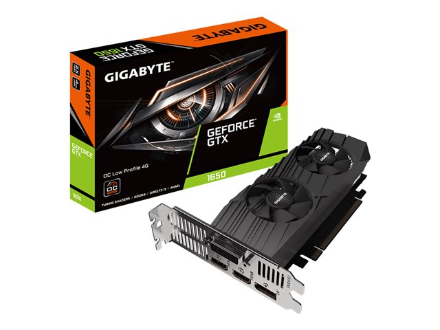 GIGABYTE GeForce GTX 1650 D6 OC Low Profile 4GB GDDR6 VGA PCI Express 3.0 x16