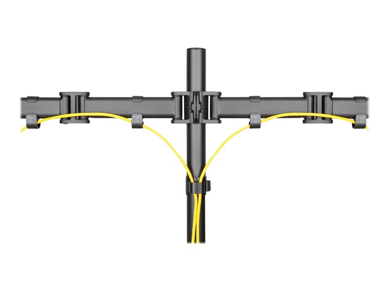 NEOMOUNTS Flat Desk Mount 2 screens Blk