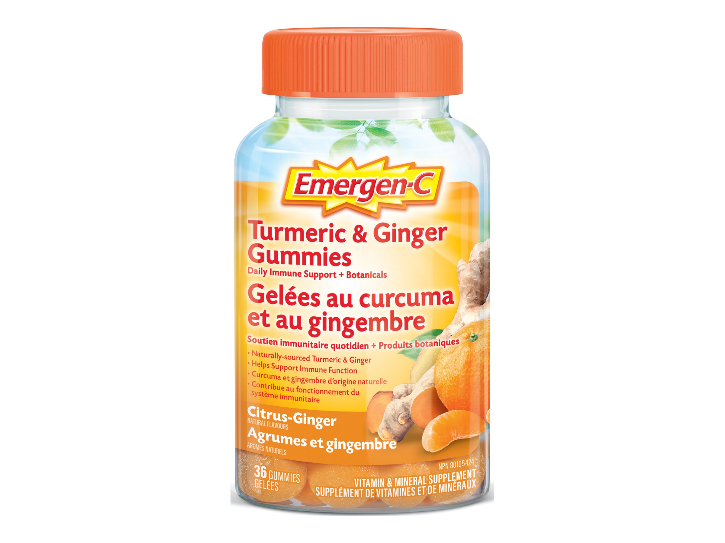 Emergen-C Turmeric & Ginger Gummies - 100mg / 50mg - 36's