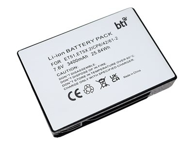BTI - Scanner battery (equivalent to: Zebra BTRY-ET5X-PRPK2-01)