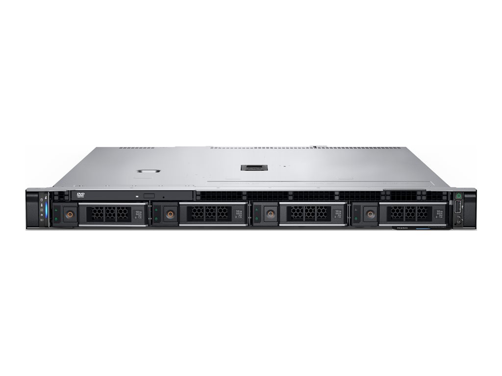 Dell PowerEdge R250 - Server - Rack-Montage - 1U - 1-Weg - 1 x Xeon E-2334 / 3.4 GHz