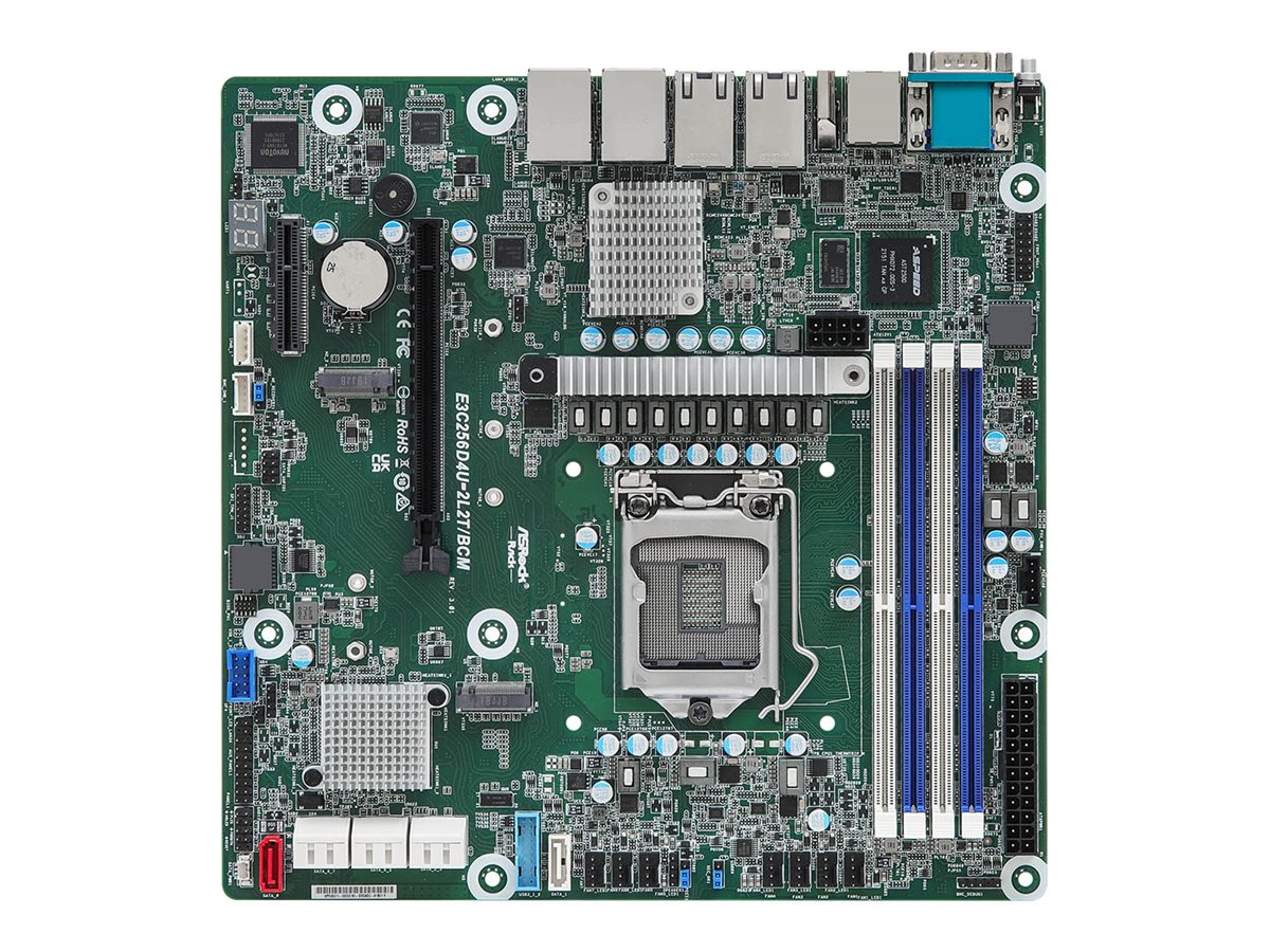 ASRock Rack E3C256D4U-2L2T/BCM