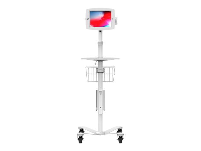 Compulocks iPad 10.2" Space Enclosure Medical Rolling Cart Extended cart