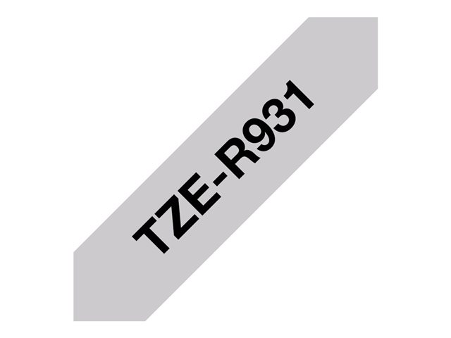 Brother TZe-R931 - bande de ruban - satin - 1 cassette(s) - Rouleau (1,2 cm x 4 m)