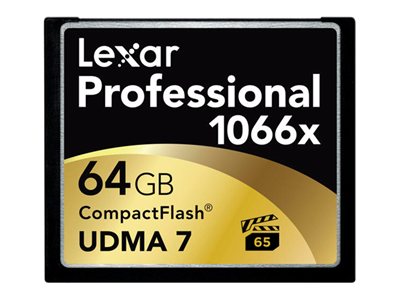Lexar Professional Flash memory card 64 GB 1066x CompactFlash (pac