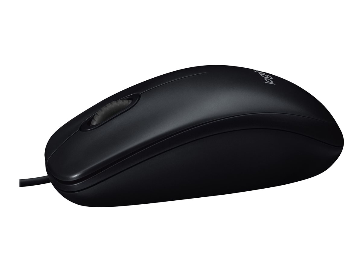 LOGI B100 optical Mouse Black USB OEM