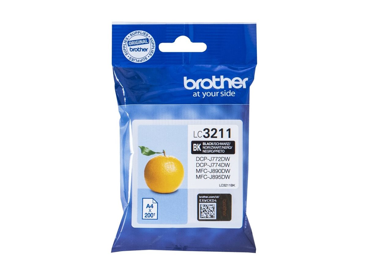 Brother Lc3211bk Black Original Ink Cartridge