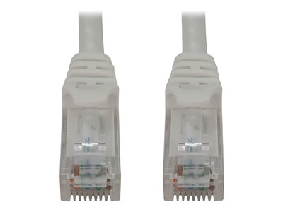 Eaton Tripp Lite Series Cat6a 10G Snagless Molded UTP Ethernet Cable (RJ45 M/M), PoE, White, 20 ft. (6.1 m)