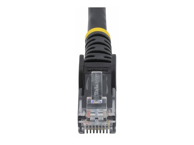 Startech 100ft CAT6 Ethernet Cable, 10 Gigabit Snagless RJ45 650MHz 100W PoE Patch Cord, CAT 6 10GbE UTP Network Cable w/Strain Relief, Black, Wiring 