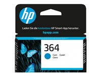 HP 364 - cyan - original - ink cartridge