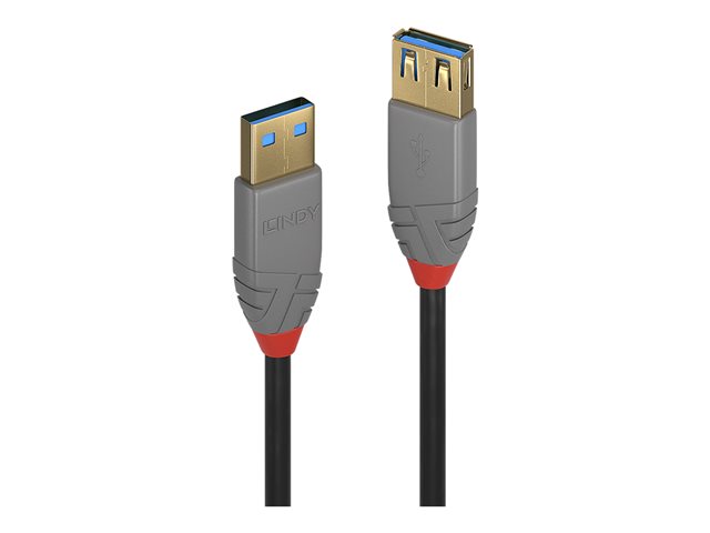 Rallonge USB 3.2 type A, 5Gbit/s, Anthra Line, 2m