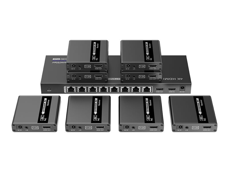 Lenkeng, video/audio splitter, HDMI, RS-232