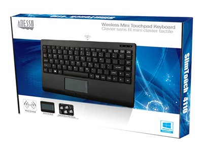 Shop  Adesso Wireless Mini - keyboard - with touchpad - US