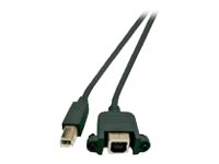 MicroConnect USB 2.0 USB forlængerkabel 1.8m Sort