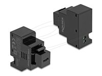 Delock Keystone Module USB Type-C™ Charging Port PD 20 W black