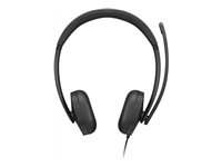 Lenovo 5000 - Headset - on-ear - wired - USB-C - black - Certified for Microsoft Teams