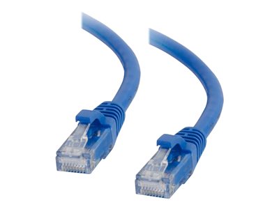 C2G 1ft Cat5e Ethernet Cable - Snagless Unshielded (UTP) - Blue