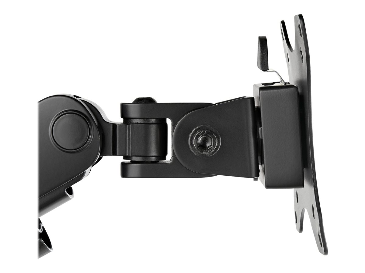 StarTech.com Desk Mount Monitor Arm with 2x USB 3.0 ports, Pole Mount Full Motion Single Arm Monitor Mount up to 17.6lbs/8kg VESA Display, Ergonomic Articulating Monitor Arm, Clamp/Grommet - Small Footprint Design (ARMPIVOT2USB3) montážní sada - pro obrazovka - černá – foto 10