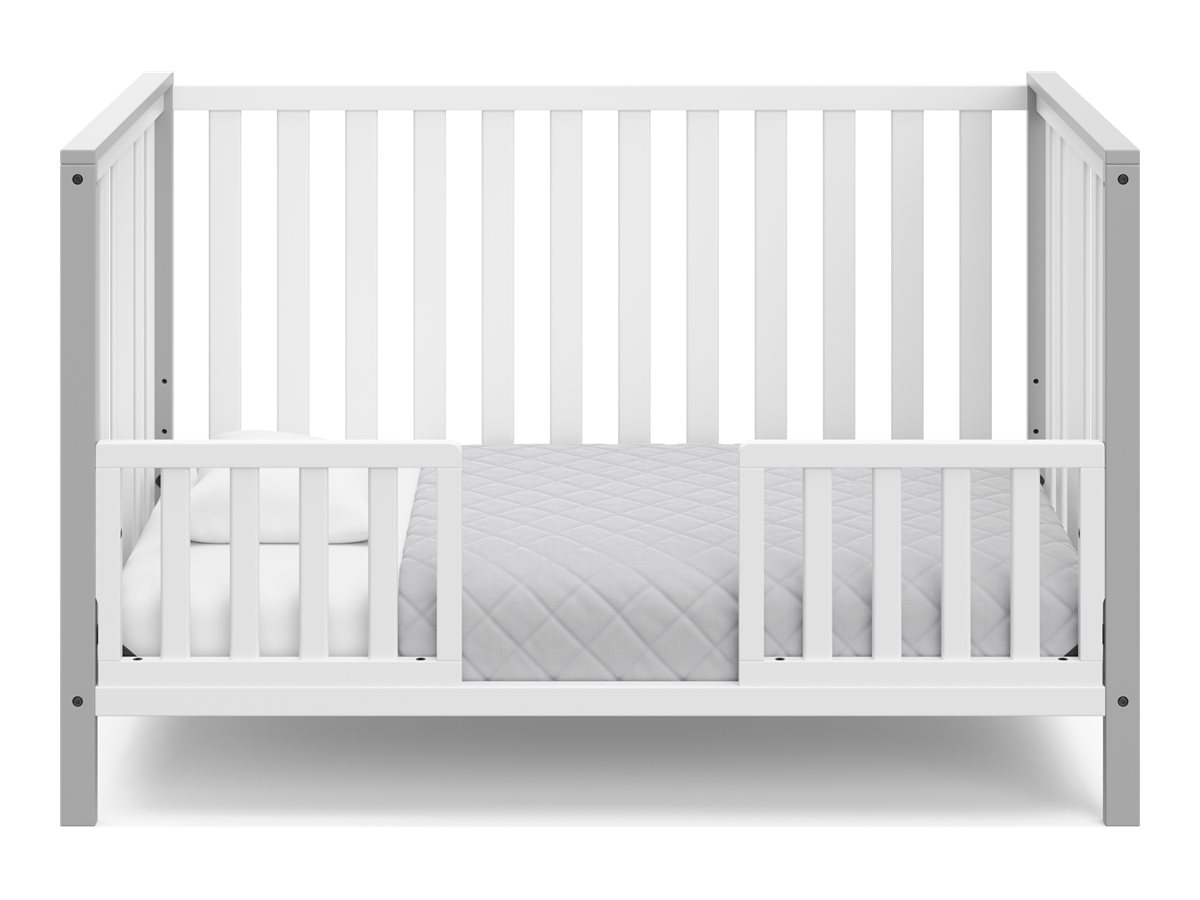 Storkcraft grey outlet crib