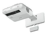 Epson EB-710Ui - 3LCD-projektor - ultrakort kastavstånd - LAN - grå, vit