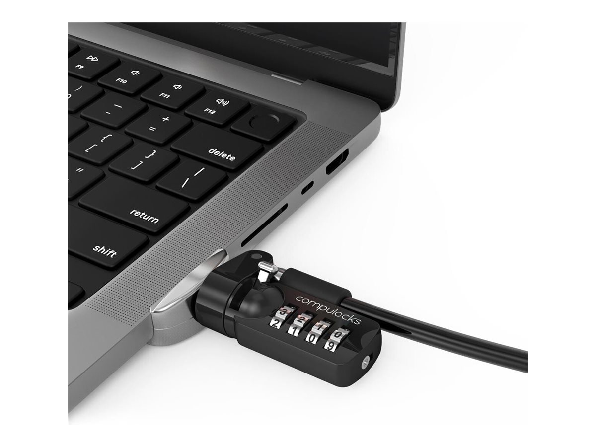 Compulocks Ledge Lock Adapter for MacBook Pro 14" M1, M2 & M3 with Combination Cable