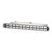 BLANK PATCH PANEL 48-PORT- 1U BLACK – IC Intracom