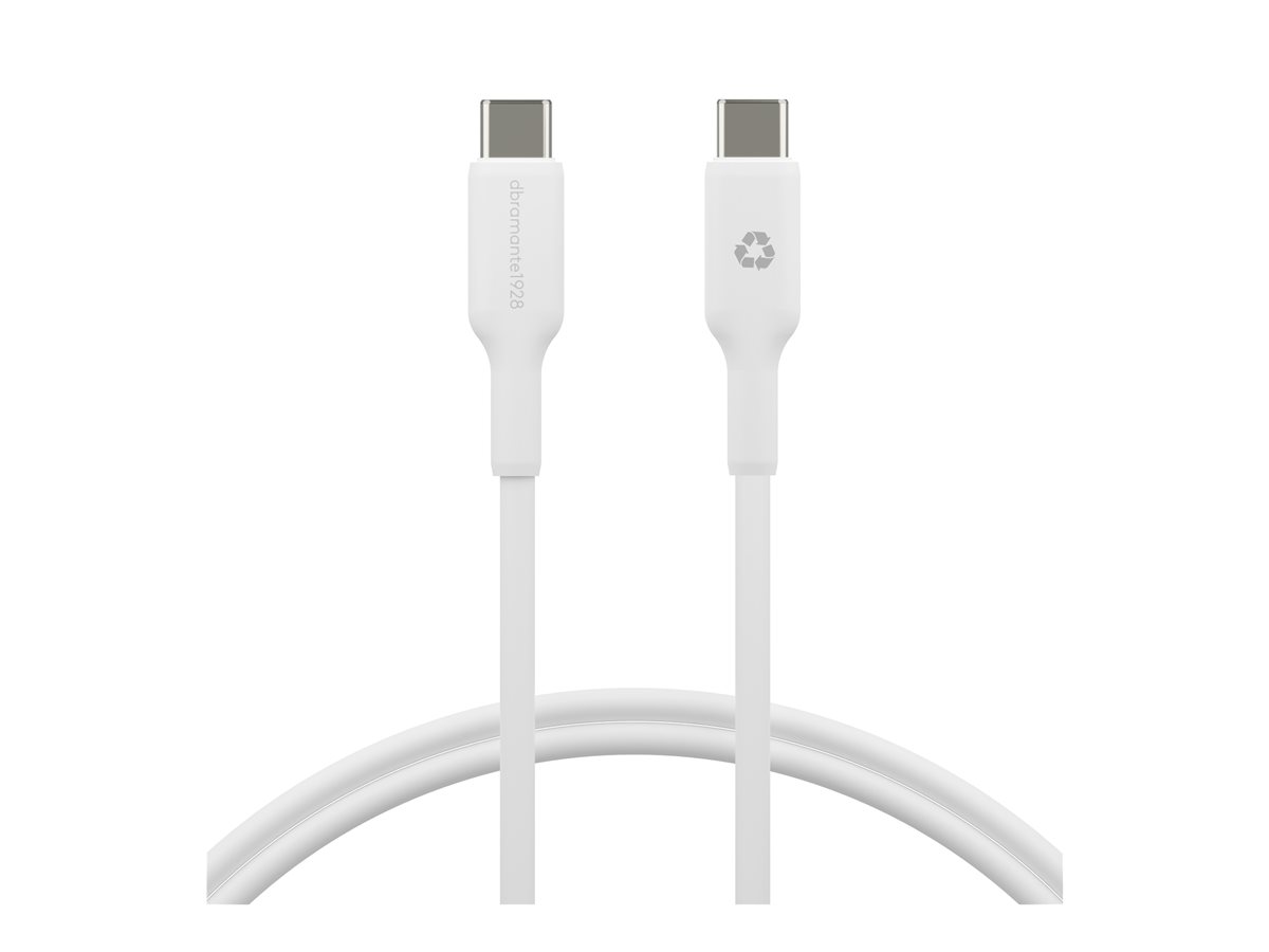 dbramante1928 Sustainable Cable 1M USB-C to USB-C WHITE - Enterprise Bulk Packaging – foto 2