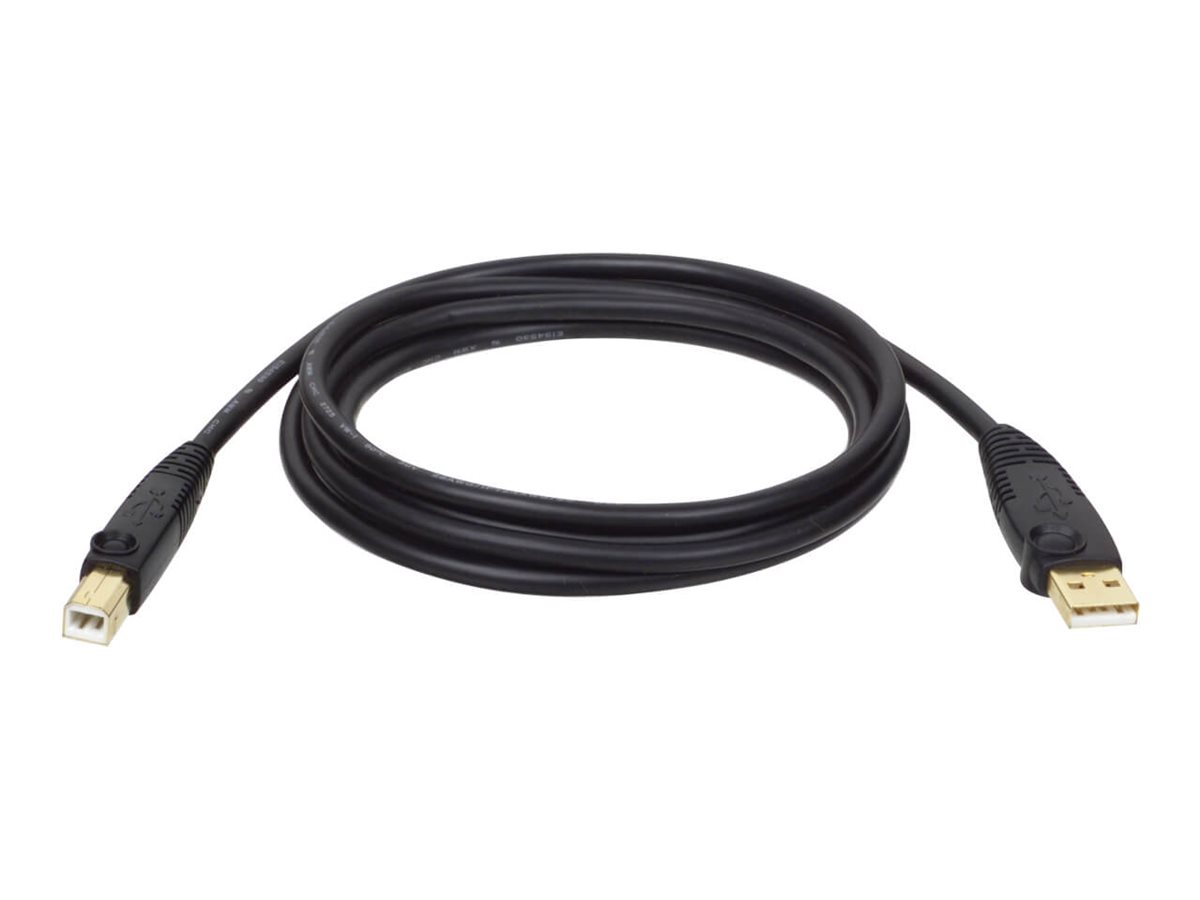 Tripp Lite 10ft USB 2.0 Hi-Speed A/B Device Cable Shielded Male / Male 10'