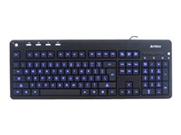 A4Tech KD-126 Keyboard backlit USB black