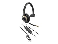 HP Poly Mission 810 - Customer Special 1 - headset - USB-C - Microsoft Teams Certified