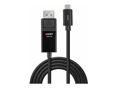 LINDY 3m USB Typ C an DP 4K60 Kabel HDR - 43342