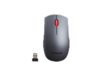 Lenovo 700 - Mouse - right and left-handed - laser - 3 buttons - wireless - 2.4 GHz - USB wireless receiver - graphite black - retail