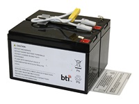 BTI - Batterie d'onduleur (équivalent à : APC RBC5) - 12 V - 2 x batterie 