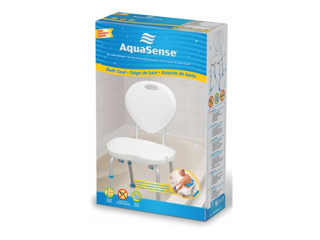 AquaSense Bath Seat - White