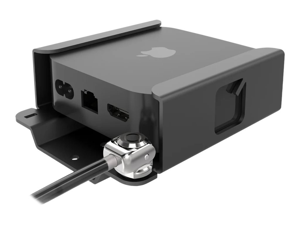 MacLocks - Support antivol pour Apple TV 4K 2022 - VESA (75x75 - 100 x 100) + kit de sécurité à clé