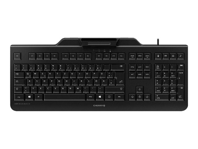 CHERRY SECURE BOARD 1.0 - Clavier - avec NFC - USB - Franais - commutateur : CHERRY LPK - noir