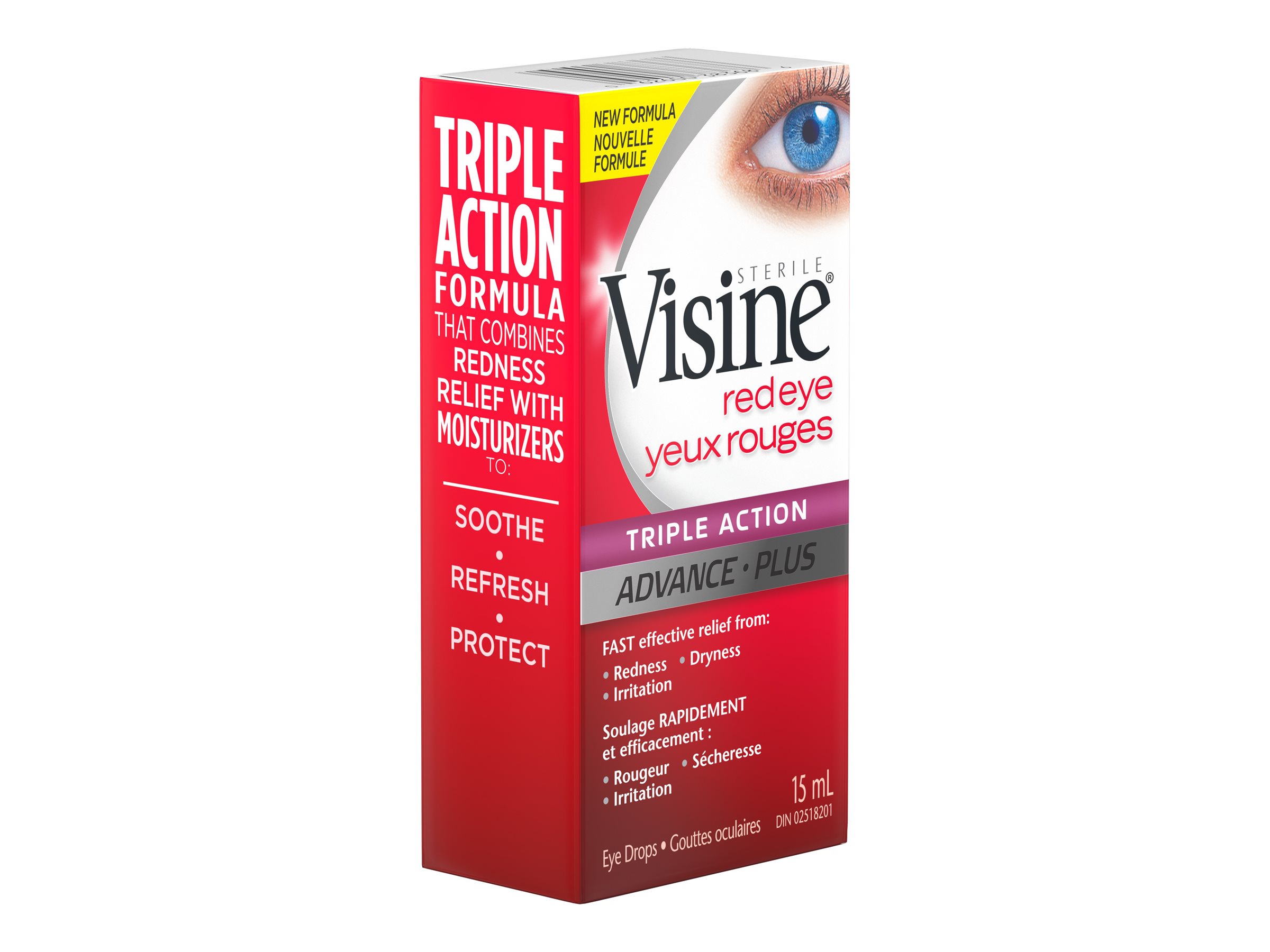 Visine Triple Action Advance Plus Drops - 15ml