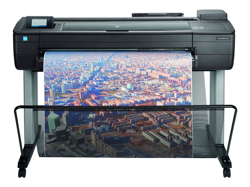 HP DesignJet T730 - 914 mm (36") Großformatdrucker - Farbe - Tintenstrahl - Rolle (91,4 cm x 45,7 m) - 2400 x 1200 dpi