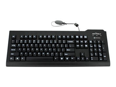 Seal Shield Silver Seal Glow Waterproof Keyboard backlit USB US waterproof black