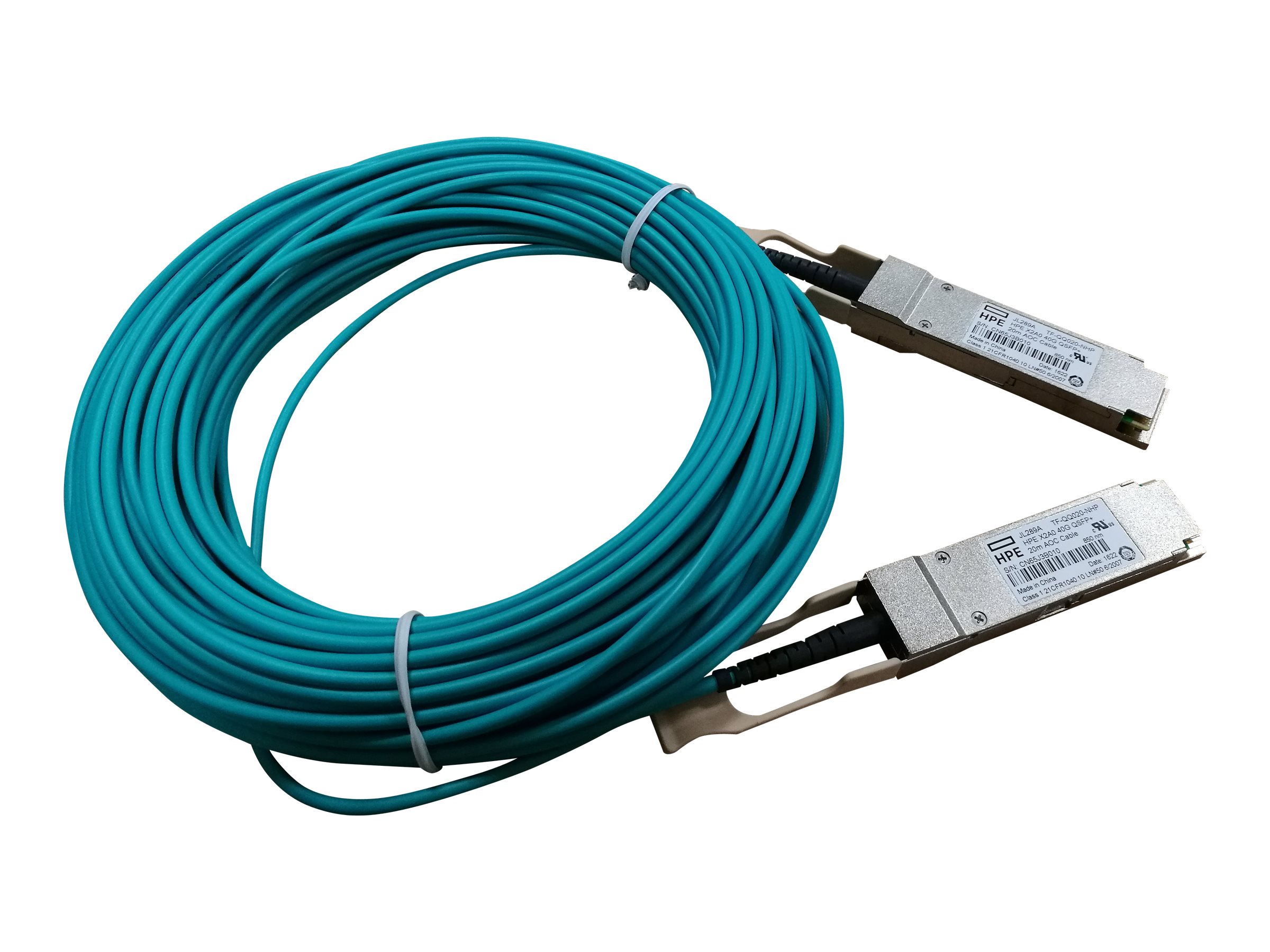 HPE X2A0 40G QSFP+ 20m AOC Cable 