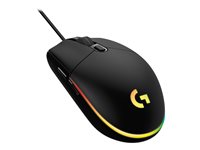 Logitech Gaming Mouse G203 LIGHTSYNC Optisk Kabling Sort