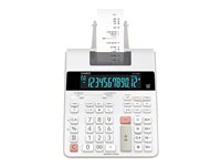 Casio HR-300RC Printing calculator LCD 12 digits battery, AC adapter white