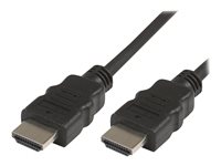 MicroConnect HDMI han lige -> HDMI han lige 5 m Sort