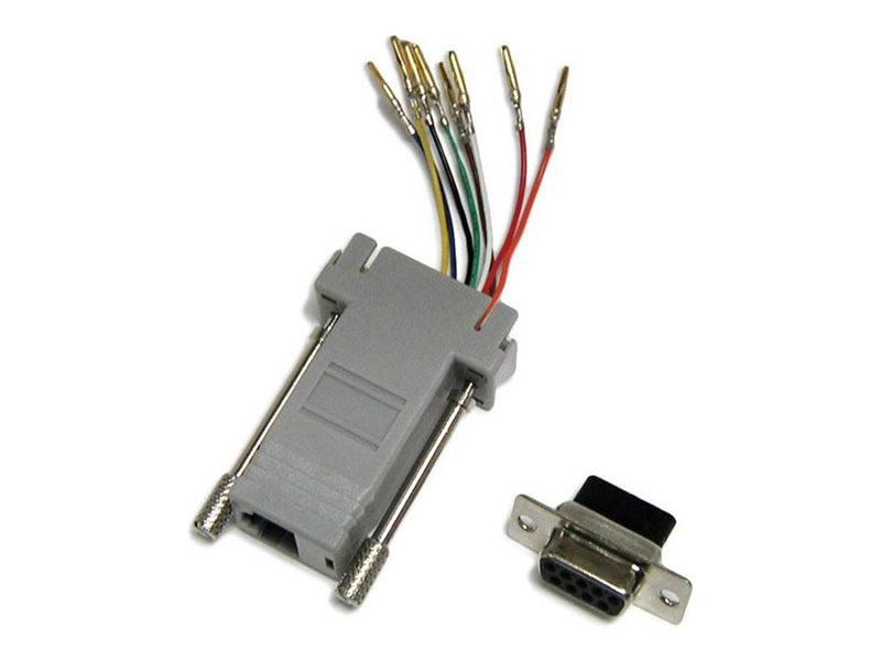 Dynamix serial adapter RJ-45 to Product shot Right-angle 79550
